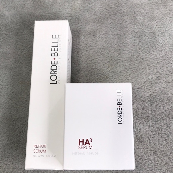 Lorde + Belle  H3 Serum and Repair Serum Full Size New in Box - Picture 1 of 11